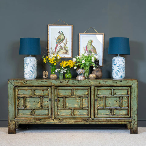 Chinese antique fretwork sideboard