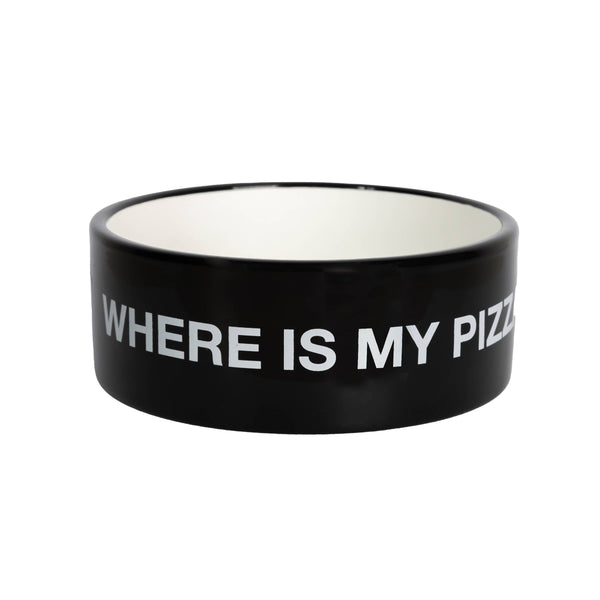 Pet feeder "Where is my pizza?"