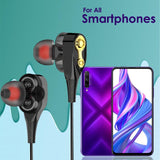 Top Quality Best Trending Wired Earphone in-Ear Headset Earbuds Bass Earphones 3.5 mm Sport Gaming with Mic