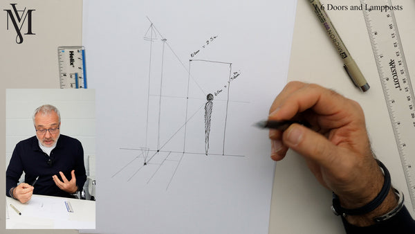 Level 1 - Urban Sketching - Doors & Lampposts