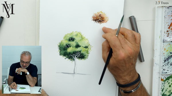 Level 2 - Urban Sketching - Summer & Autumn Trees