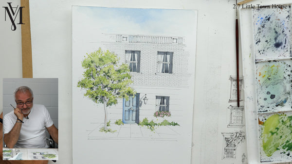 Level 2 - Urban sketching - Little Town House Part 1 & 2