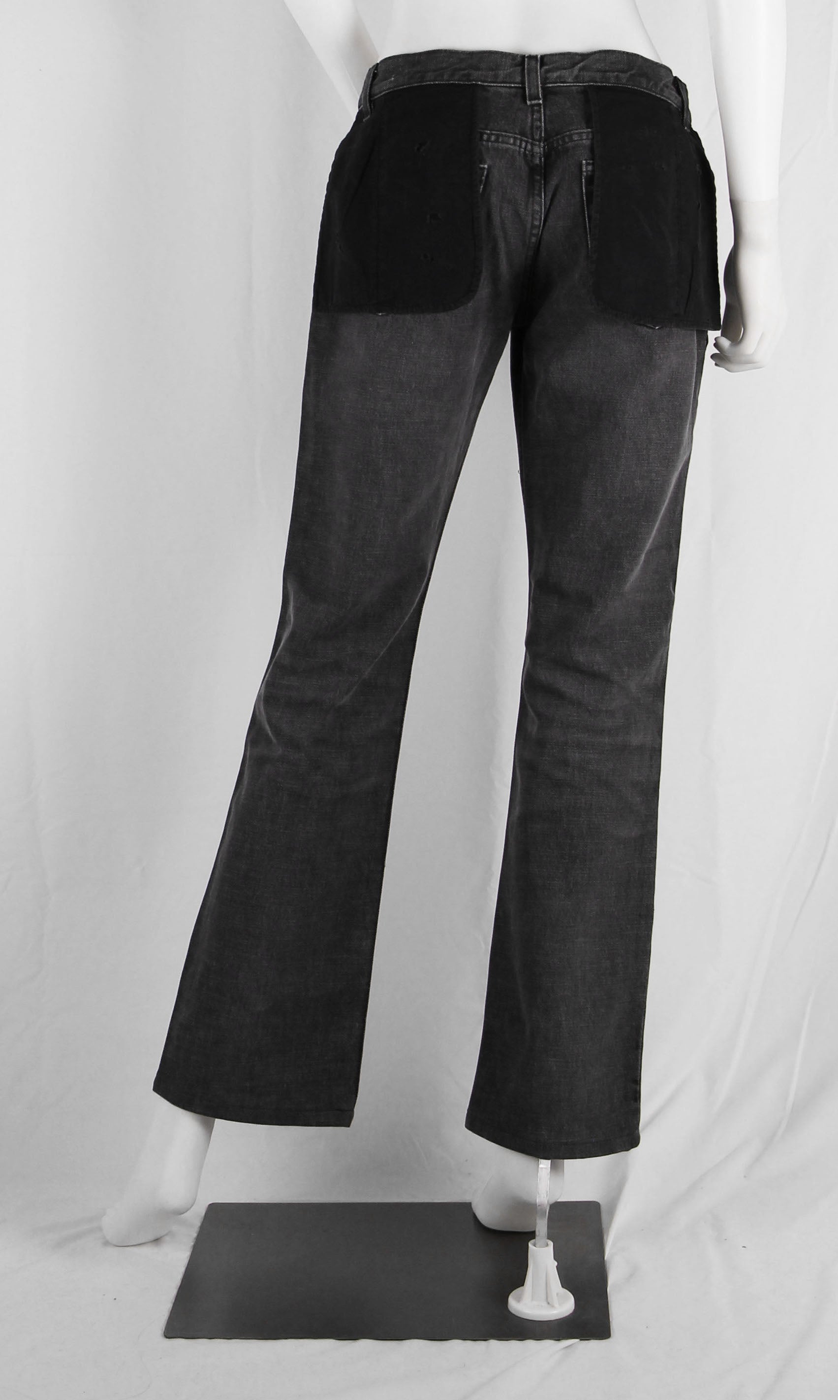 helmut lang 2003ss insideout trousers - デニム/ジーンズ