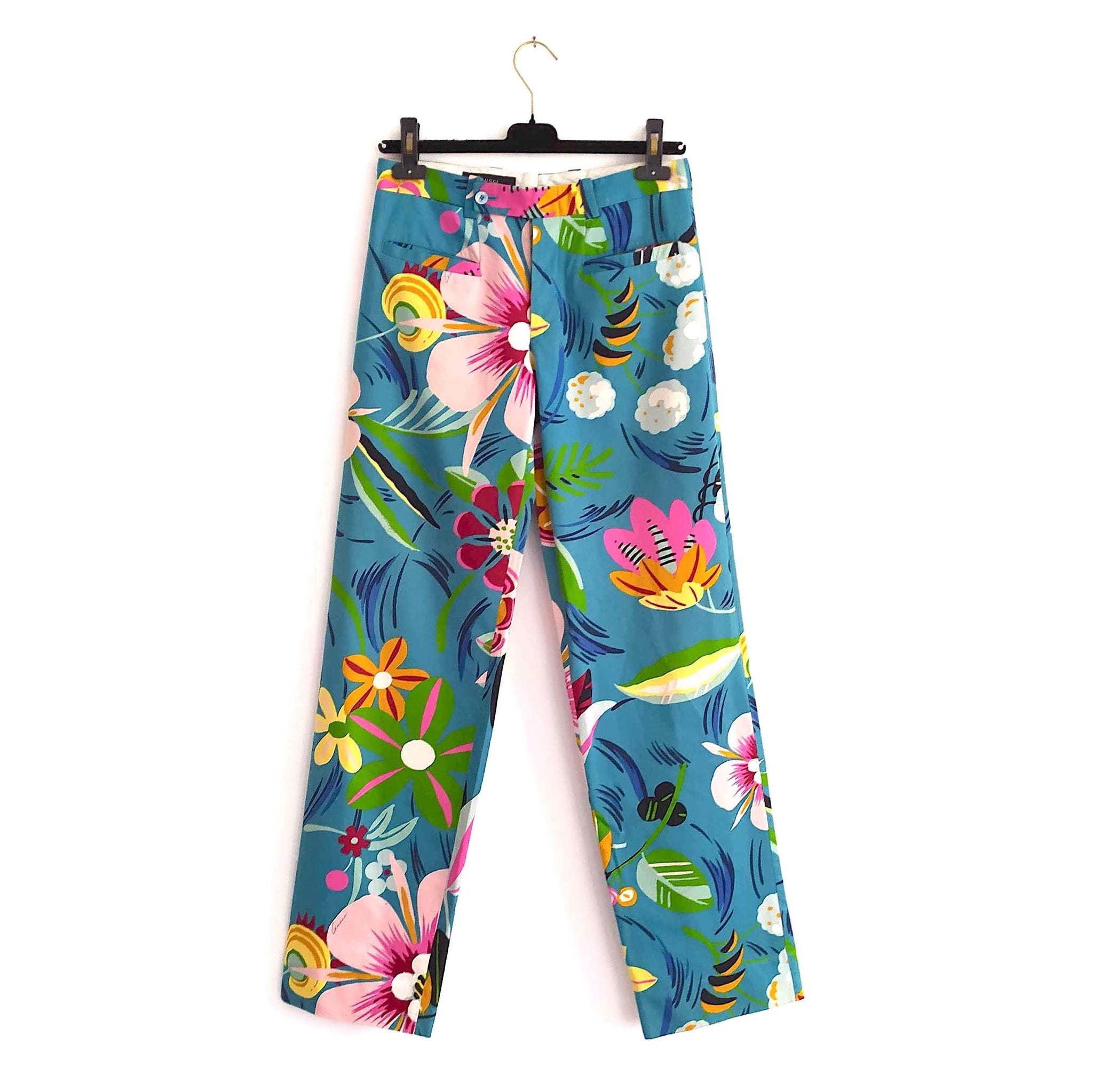 gucci floral pants