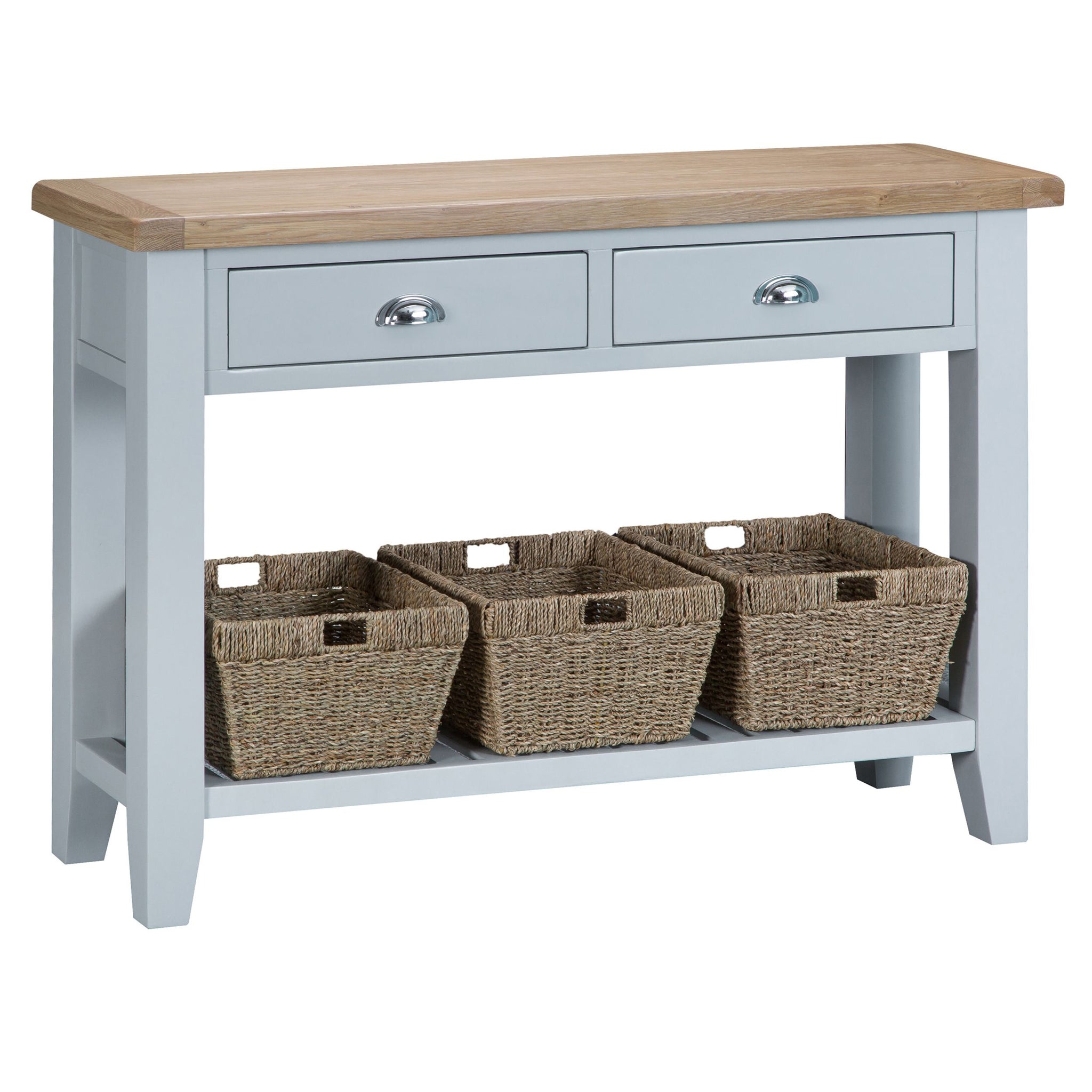 Tara Grey Large Console Table Flanagan Kerins