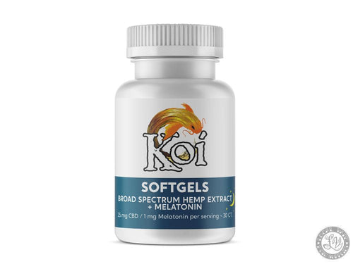 Koi Hemp Extract CBD Softgels – Nighttime