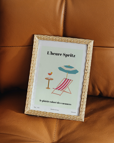 Affiche Spritz, idée cadeau anniversaire femme
