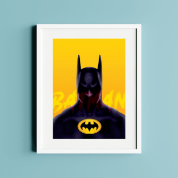 Affiche Batman, idée cadeau naissance bébé garçon