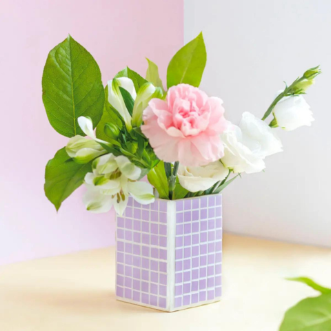 Kit DIY vase en céramique, cadeau fête des mères