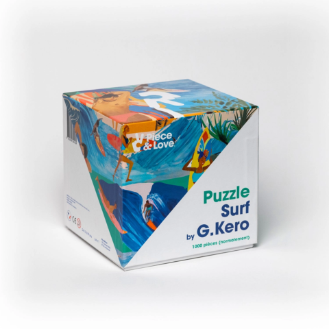 Puzzle 1000 pièces, Surf, cadeau femme original