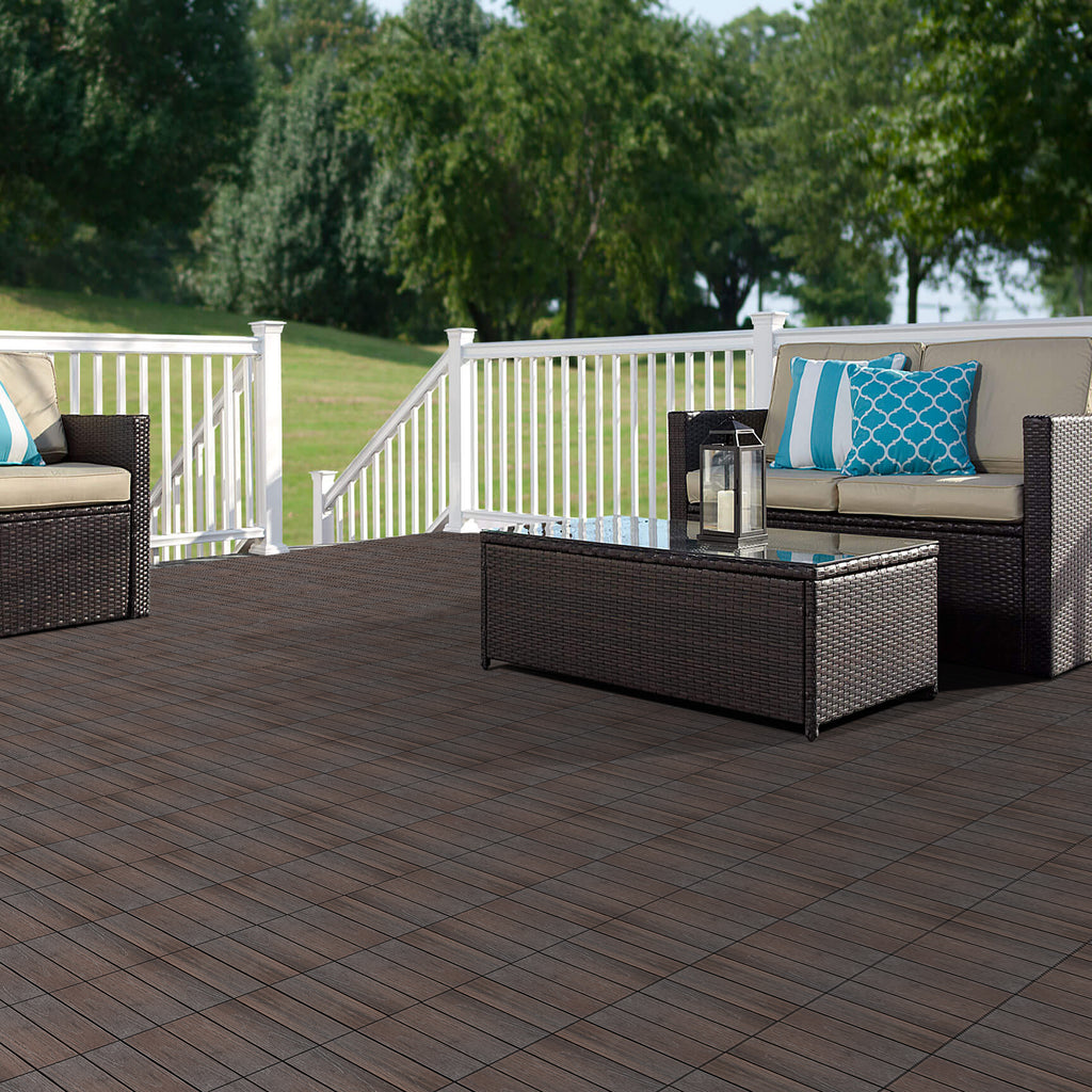 Composite Interlocking Deck Tile, patio tiles, outdoor decking flooring, pool decking