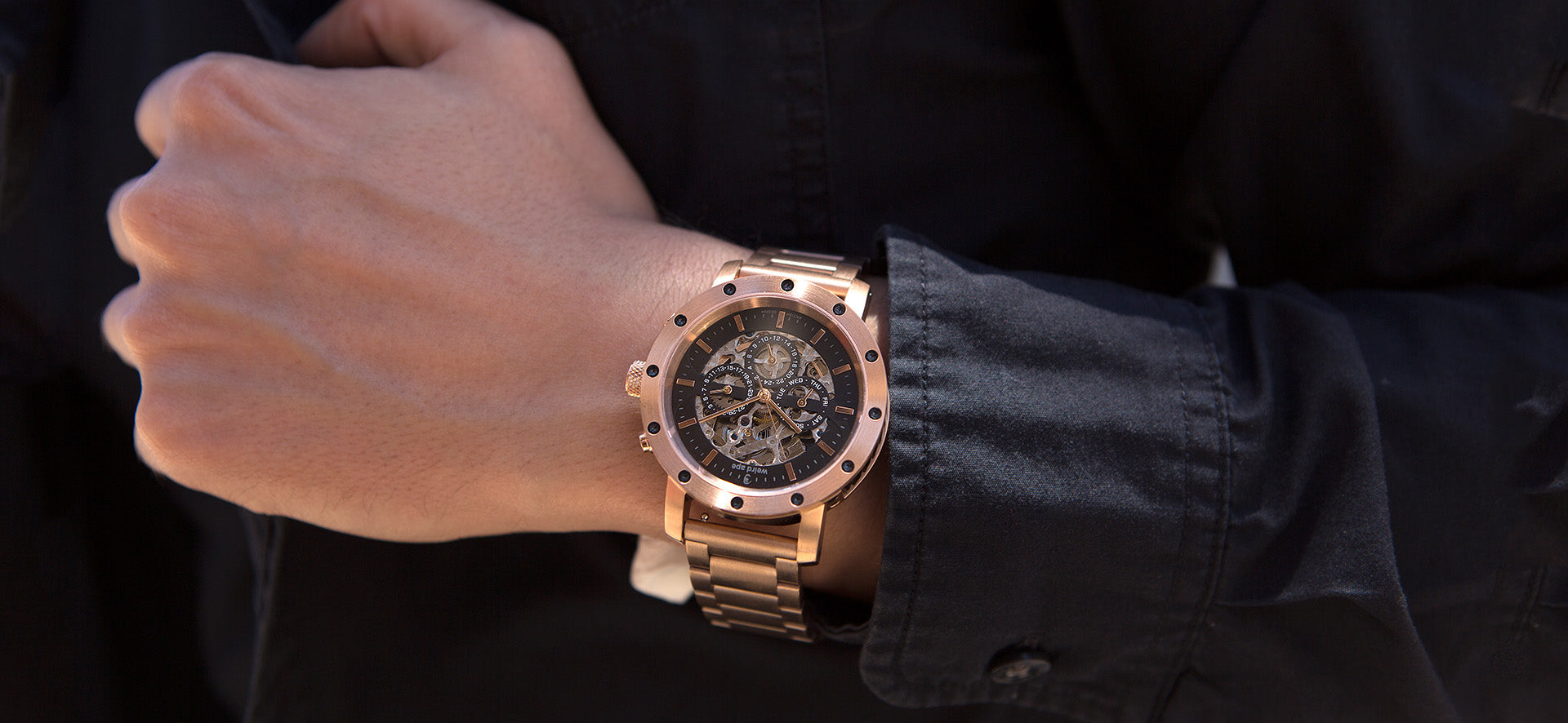 weird ape skeleton watch