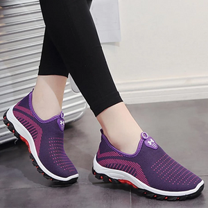 Color Block Flat Round Toe Casual Sport 