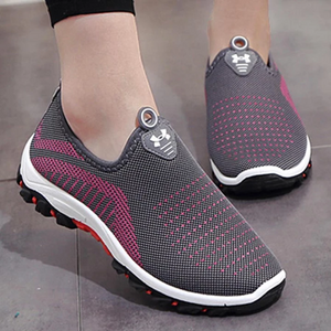 color block flat round toe casual sport sneakers