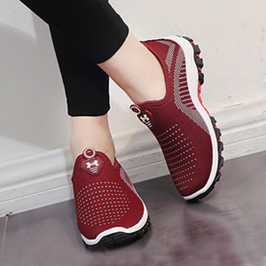 color block flat round toe casual sport sneakers