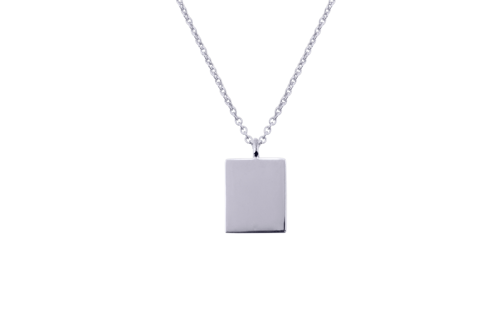 IX Square Pendant Silver