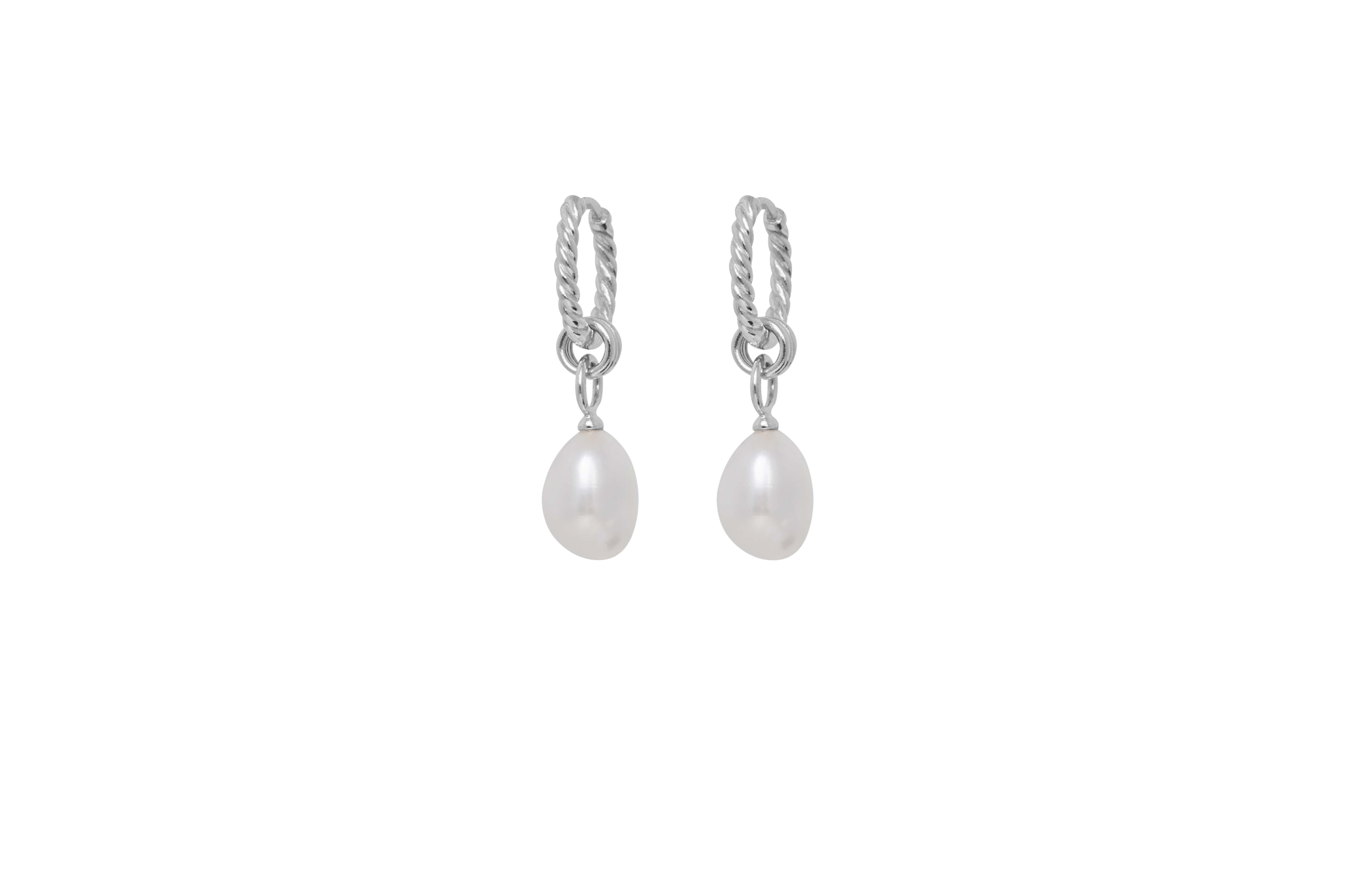 Billede af IX Ocean Pearl Earrings Silver