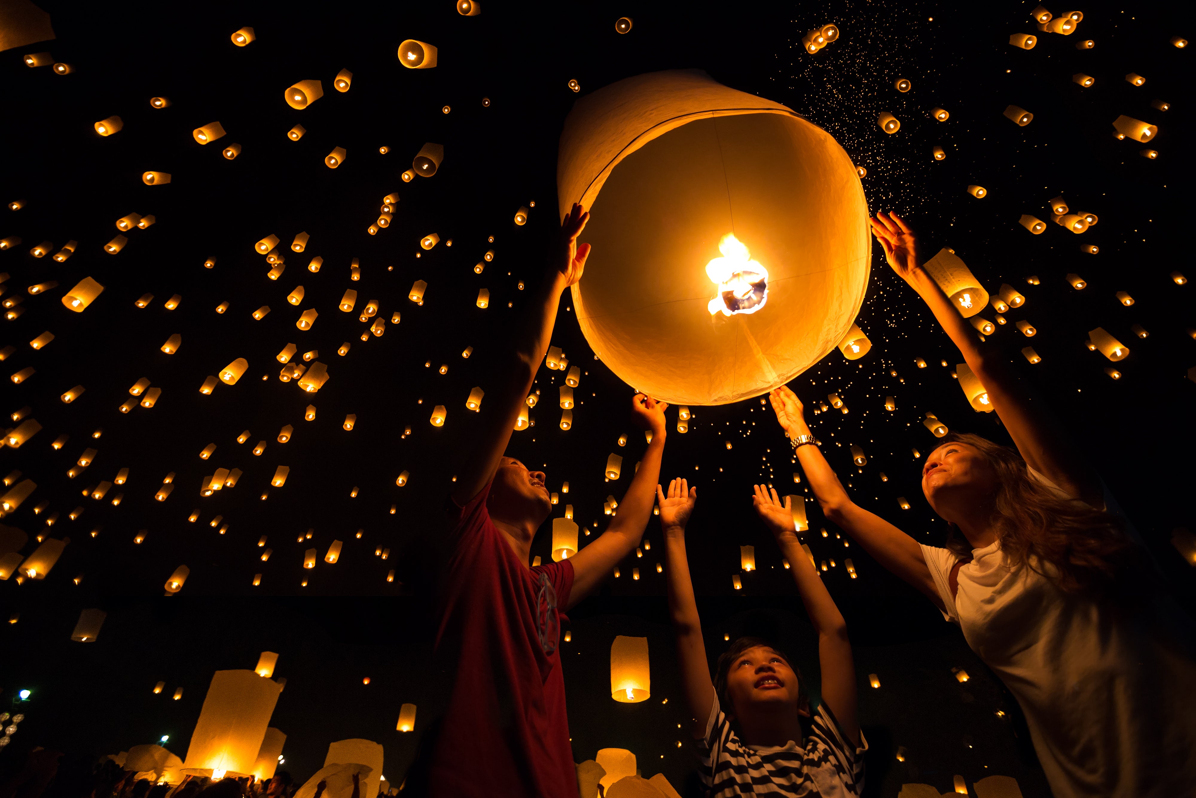 Sky Lantern | Utah Sparklers Orange