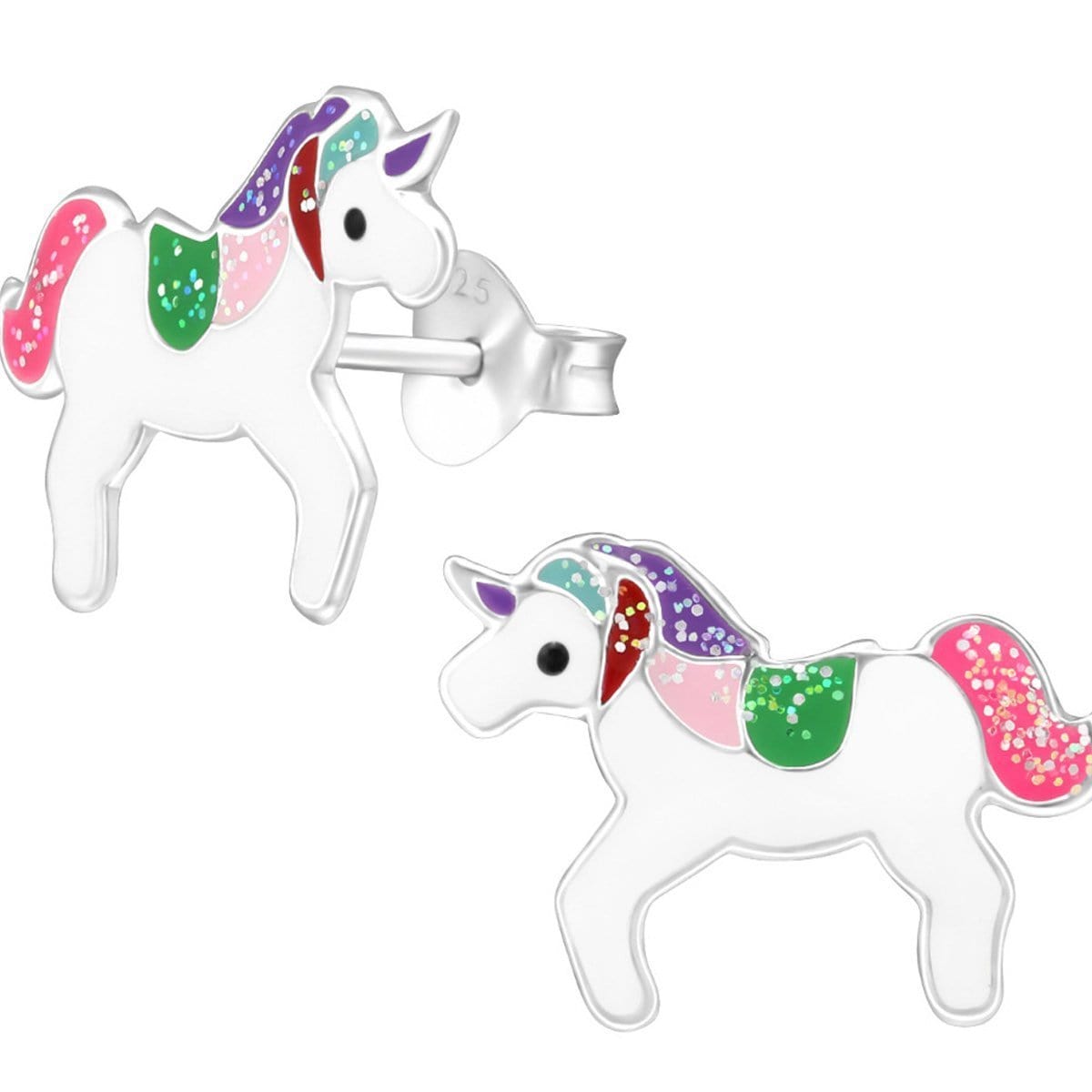 Childrens Unicorn Earrings