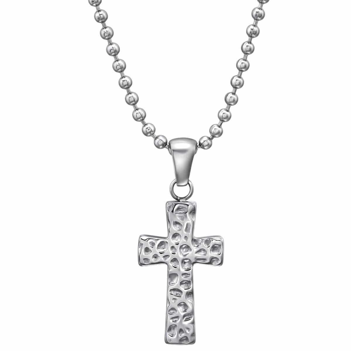 Stainless Steel Cross Necklace 1192