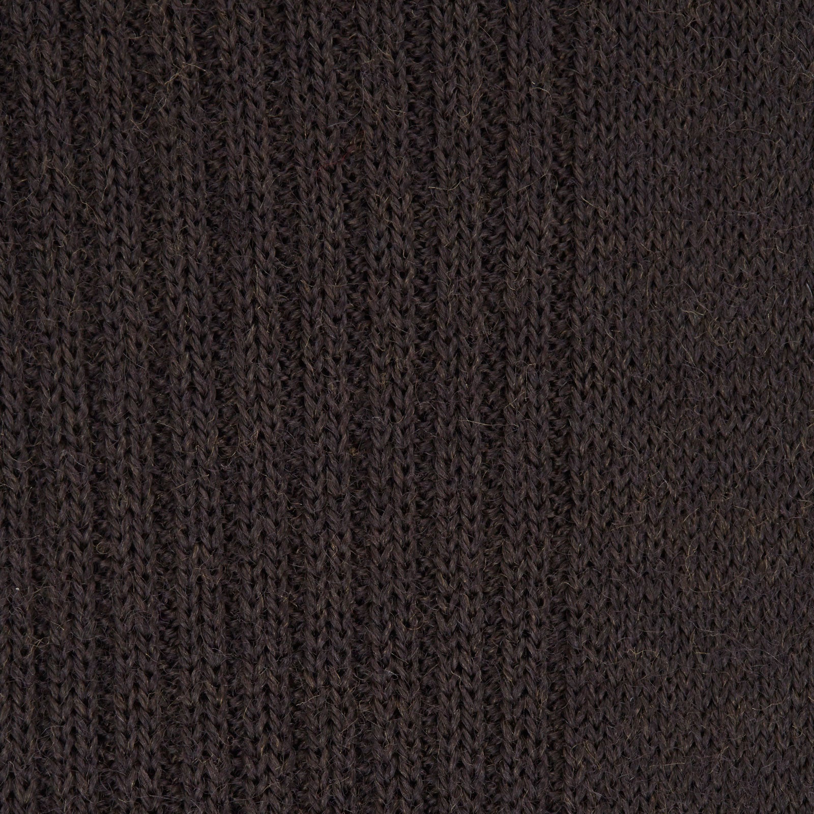 Chocolate Brown Mid-Length Merino Wool Socks