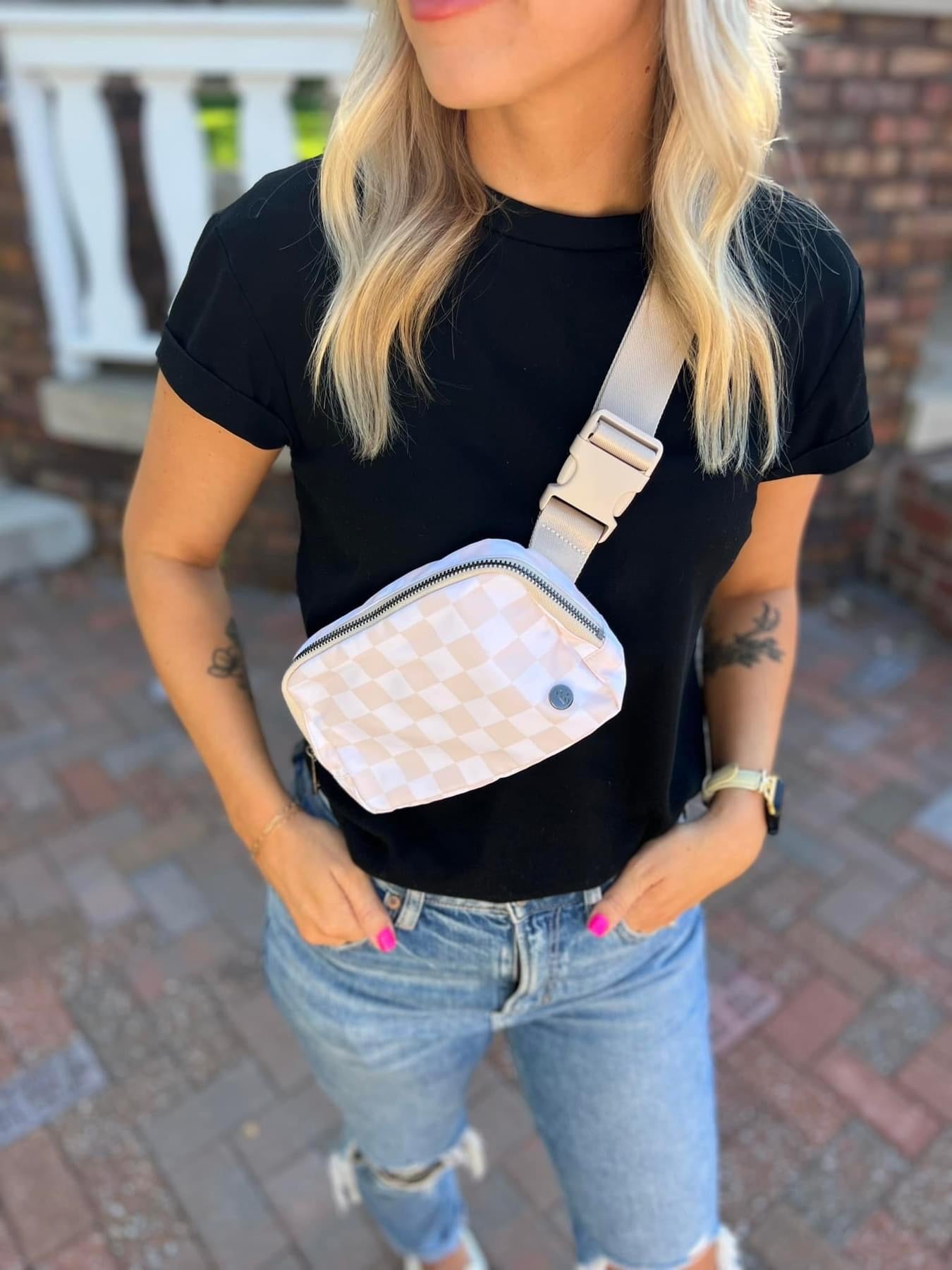 The Everyday White Leopard Belt Bag - Shop Stevies Boutique