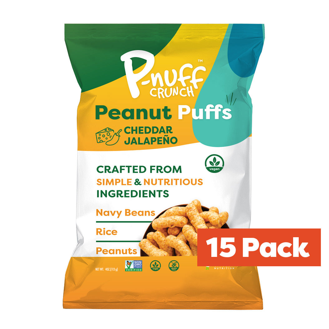 Vegan Cheddar Jalapeño Flavor (Pack of 15) - Pnuff Crunch product image