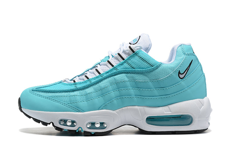 nike air max 95 blue chill/white/black - dz4395 400