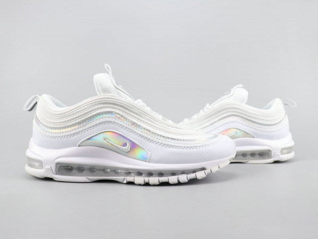 white rainbow air max 97