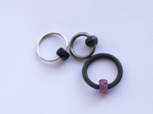 Load image into Gallery viewer, TOURMALINE CAPTIVE BEAD PIERCING