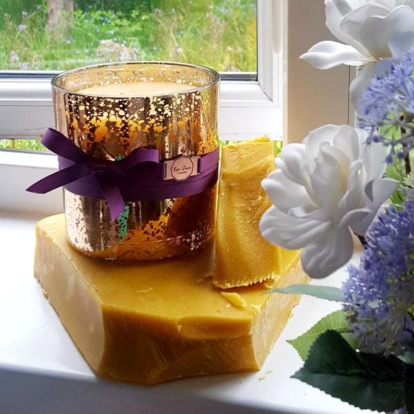 Large Luxury Beeswax Candle