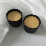 Sensual - Essential Oil Scent | 9oz Black Ribbed Candle | Autumn Scent Collection