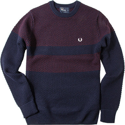 fred perry knitted sweater