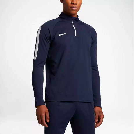 nike football academy half zip sweat