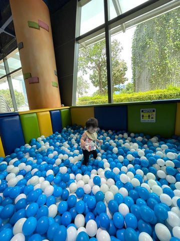 Baby in Ball Pit Pororo Park
