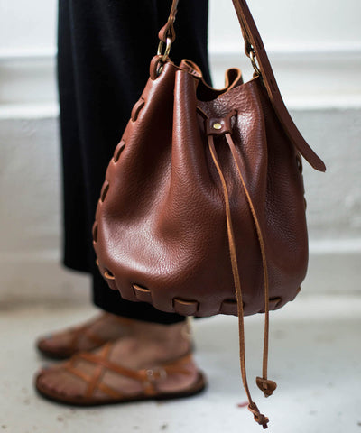 leather bucket bag making kit