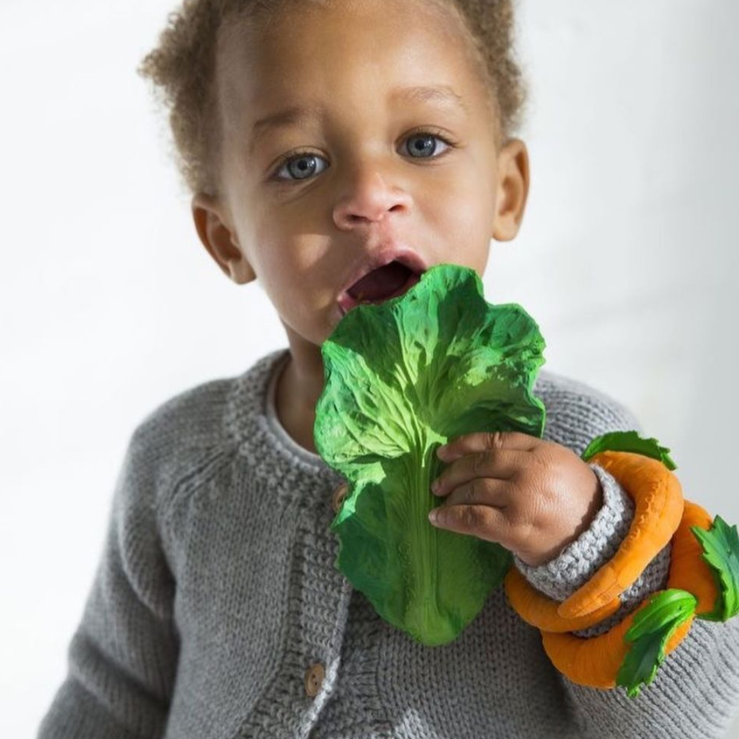 kale teething toy