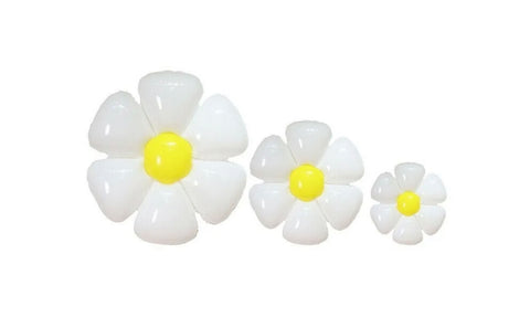 White Daisy DIY Balloon