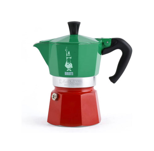 Bialetti 6 Cup Moka Stovetop Espresso Maker - Red