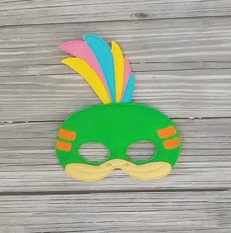 Lemmy Koopa Felt Play Mask