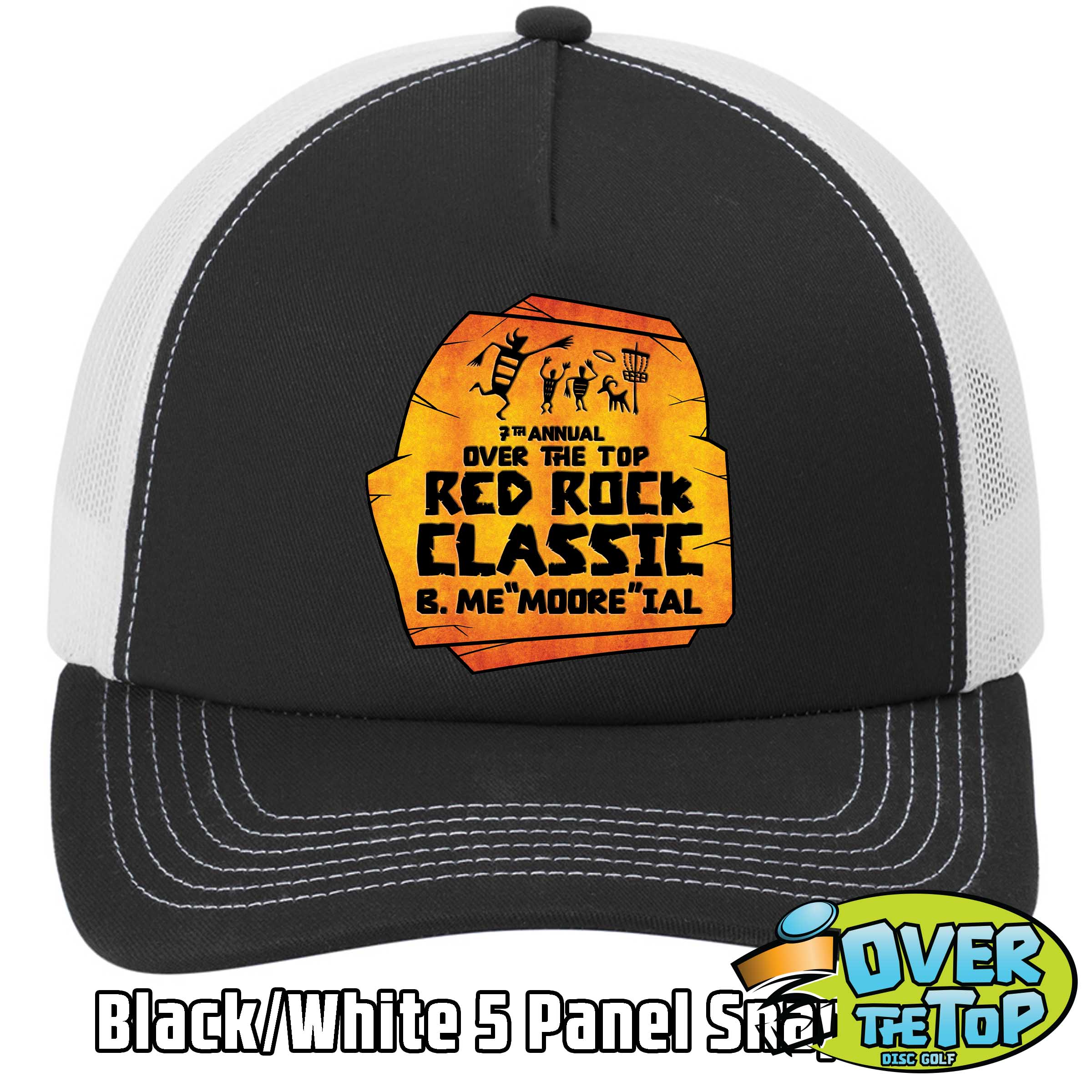 Custom Red Rock Classic 5 Panel Snapback Trucker Cap