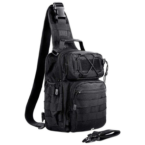 SLING BAG FOR MEN TACTICAL WITH 4-WAY CARRYING DESIGN