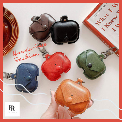 Vintage Leather AirPod Case - Luxury Edition | FR Fashion Co.