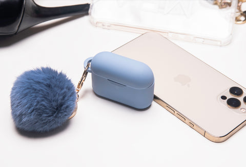 Silicone with Pom AirPod Case | FR Fashion Co.