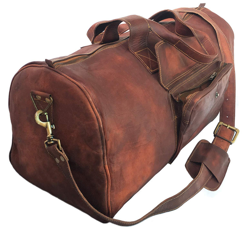 leather gym holdall