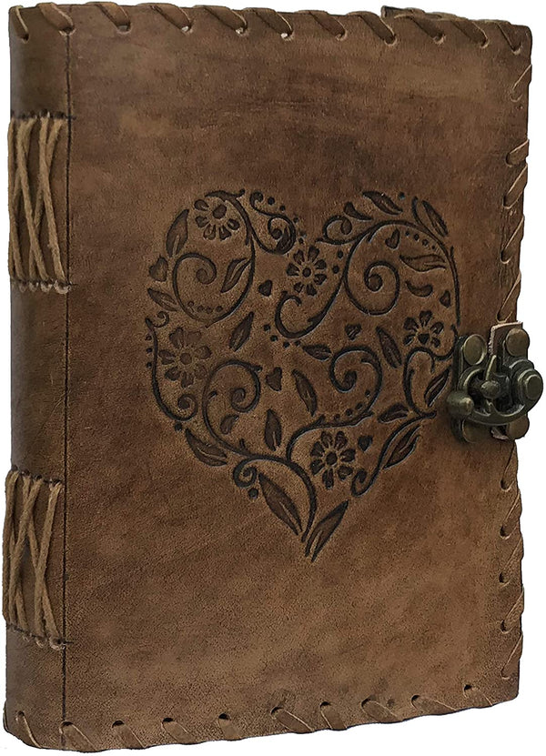 Leather Owl Embossed Sketch Book