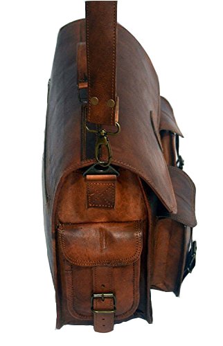 Laptop Leather Messenger Bag Briefcase for Men - Crossbody Bag – The Real  Leather Company