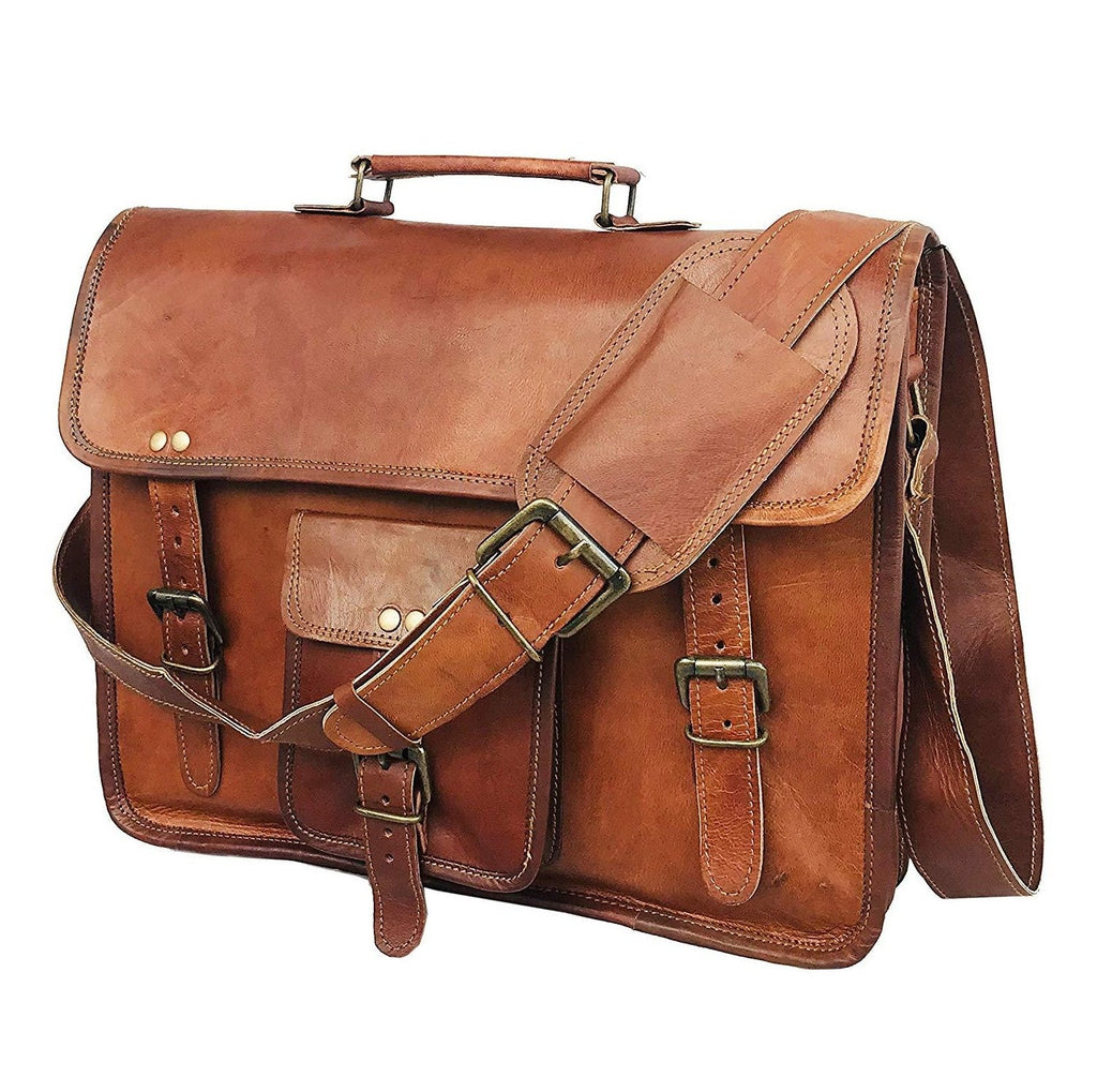 Vintage Satchel Messenger Bag – cuerobags