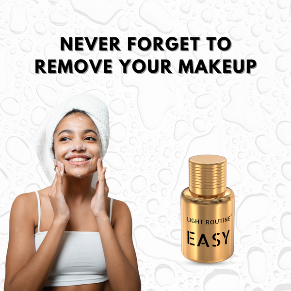 never forget to remove your makeup