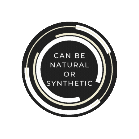 Can be Natural or Synthetic